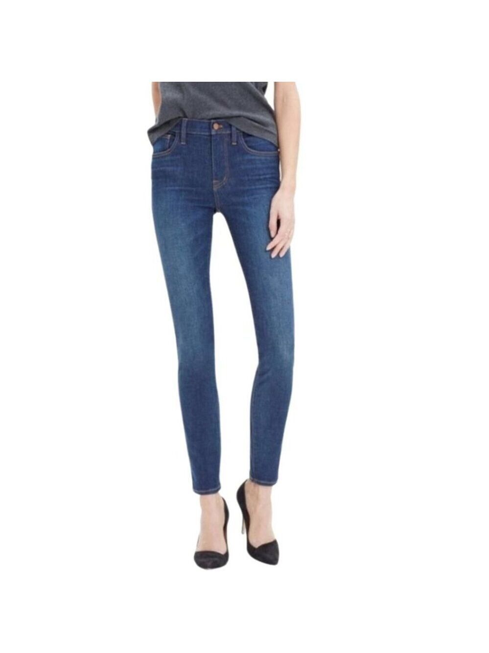 Madewell High Riser Skinny Jeans Women's 26 Blue Stretch Denim